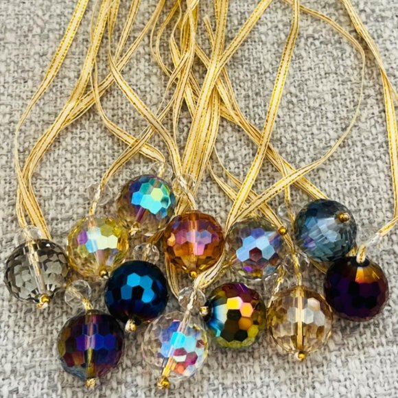 Anthropologie Crystal Ornaments Christmas Tree Decorations - Picture 6 of 7